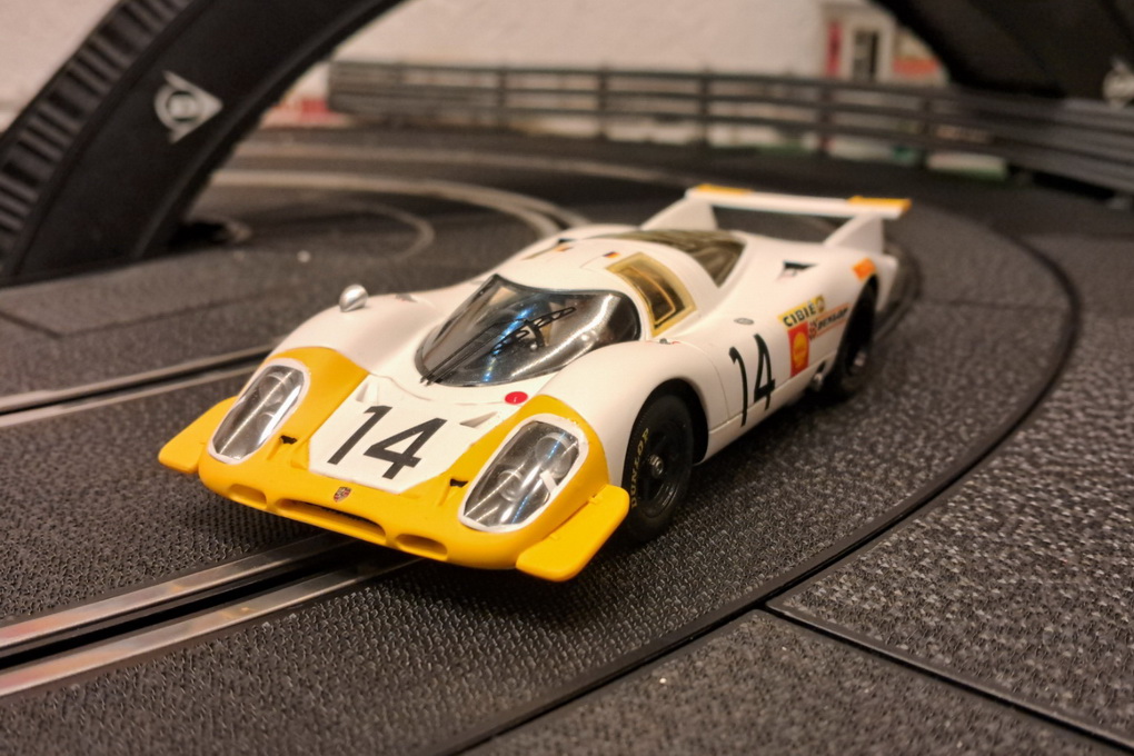 Slotcars66 Porsche 917LH 1/32nd scale Le Mans Miniatures slot car Le mans 1969 #14 Rolf Stommelen & Kurt Ahrens 